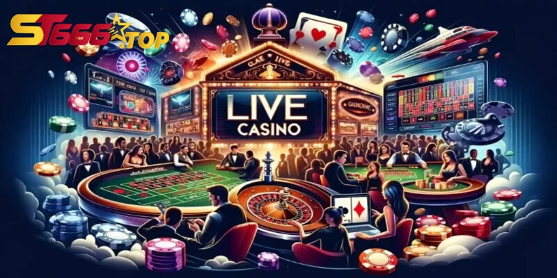 Live Casino là chuyên mục chủ đạo tại ST666